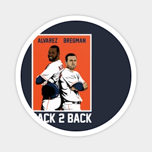 Yordan Alvarez & Alex Bregman Back 2 Back Magnet